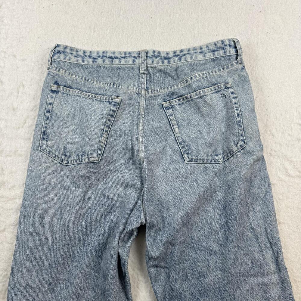 Rag & Bone Jeans Womens Size 28 Blue High Rise Straight Light Wash Cotton Denim - Picture 10 of 12